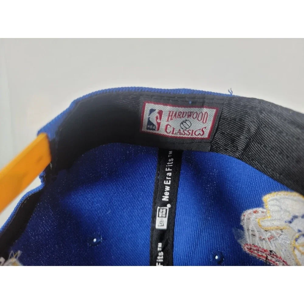 Golden State Warriors Basketball Cap New Era Adjustable Snapback Hat Fan Out NBA - Picture 9 of 10